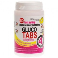 GlucoTabs Raspberry Bottle 50 Tablets