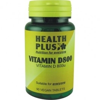 health plus Vitamin D 800iu 90 tablets