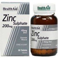 Healthaid Zinc Sulphate 200mg 90 Tablets