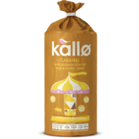 Kallo Caramel Topped Rice Cakes 84g