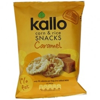Kallo Corn & Rice Snack Caramel 25g