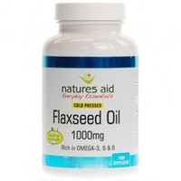 Natures Aid Flaxseed Oil 1000mg 180 Capsules