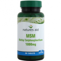natures aid MSM (methylsulphonylmethane) 1000mg 90 Tablets