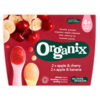 Organix Apple-Cherry Dual/Apple-Banana 4 x 100g