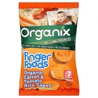 Organix Carrot & Tomato Rice Cakes 50g