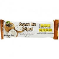 Oskri Organic Coconut Bar 61g (Order 18 Bars for 1 Box)