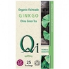 qi Organic Fair Trade Green Tea with Gingko Biloba 40g 25 Tea bags