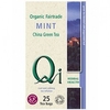 qi Organic Fair Trade Green Tea with Peppermint 50g 25 Tea bags