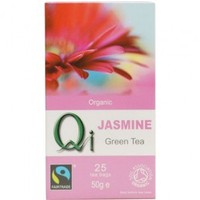 Qi Organic Fairtrade Jasmine Green Tea 25 Teabags