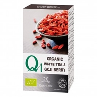 Qi Organic White Tea & Goji Berry 20 tea bags