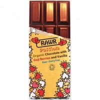 Rawr Chocolate Organic Goji Passion Raw Chocolate 60g