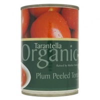 Tarentella Organic Peeled Plum Tomatoes 400g