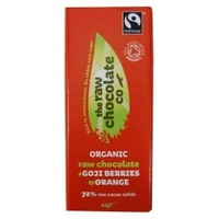 The Raw Chocolate Company Ltd Organic Fairtrade Goji Berry & Orange 44g