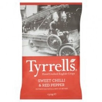 tyrrells Sweet Chilli & Red Pepper Cris 150g