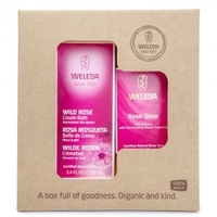 Weleda Wild Rose Bath Set 2 x 100ml