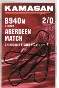 Kamasan B940M Black Aberdeen Match Hooks