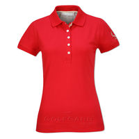 Daily Sports Polo Shirt with Pretty Capped Sleeves