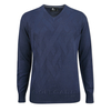 NEW - Cross Mens V Neck Sweater with Supersoft Finish