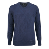 NEW - Cross Mens V Neck Sweater with Supersoft Finish