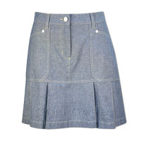 NEW - Daily Sports Chambray Skort with Pretty Kick Pleats