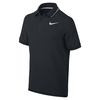 NEW - Nike Boys Dri-FIT Polo with Metallic Grey Highlights