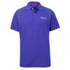 NEW - Oscar Jacobson WPS Polo with Tonal Blue Statement Panels