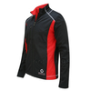 Sunderland Zermatt Showerproof Jacket with Red Fleece Panels