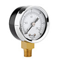 0-30PSI Mini Luchtdrukmeter Compressor Hydraulische Gauge Manometer Druk Tester Terug Mount Dial