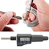 0.001mm Digital Micrometer Head 0-25mm Electronic Micrometer Head Support Unit Convert Digital Micrometer Head