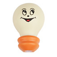 0.1W Smiling Bulb Shaped Energy Saving Night Lamp (Yellow)CN-560