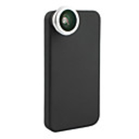 0.28x Fish Eye Thread Lens with Back Case for iPhone 4 and 4S
