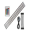 0.5m Flexible LED Strip Lights RGB Tiktok Lights 15 LEDs SMD5050 1 24Keys Remote Controller 1 set RGB Tiktok Lights TV Background USB Powered