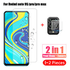 1-2Pcs 2 in 1Camera lens Tempered Glass for Xiaomi Redmi Note 9 Pro Max/Note 9S Screen Protector Film For Redmi Note 9 Pro Glaass