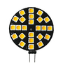 1 4 10pcs G4 24-5050 SMD LED Bulb Lamp Super Bright Warm White RV Camper Cabinet Dome Light AC/DC12V-24V miniinthebox