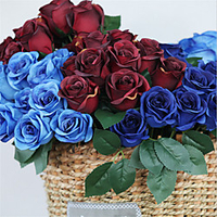 1 Bunch Of Core-spun European-style Rose Home Decoration 40cm 12pcs miniinthebox