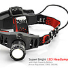 1-Cree LED Headlamp with Battery (Black)