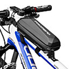 1 L Bike Frame Bag Top Tube Waterproof Portable Cycling Bike Bag PU(Polyurethane) EVA Bicycle Bag Cycle Bag Cycling Outdoor Exercise Scooter