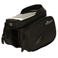 1 L Cell Phone Bag Bike Frame Bag Top Tube Breathability Wearable Durable Bike Bag PU Leather Bicycle Bag Cycle Bag Outdoor Exercise Multisport