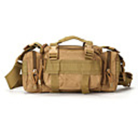1 L Hiking Carry Bag Military Tactical Backpack Multifunctional Quick Dry Wear Resistance Outdoor Hiking Cycling / Bike Camping Nylon Black Camouflage Khaki