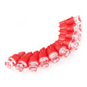 1-LED Red Bulbs (10pcs, 12V)