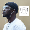 1 Pack Face Shield Transparent Protective Mask Imitating Isolation Mask Full Face Cover Reusable Goggle Shield Facial Protection and Mouth Shield miniinthebox