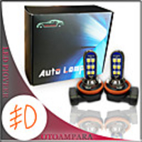 1 Pair Car LED Foglight H11 H9 12W Pink Color 3rd Generation Light Source Double Sides Lightness Universal Car Models LED Fog Bulb H8