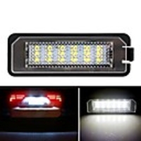 1 Pair DC12V 18SMD Whit Light LED License Number Plate Light Lamp for VW Golf Polo