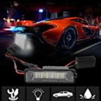 1 Pair DC12V 18SMD White Light LED License Number Plate Light Lamp for VW Golf Polo Passat Phaeton