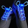 1 Pair Fashion LED Luminous Shoelaces Flash Party Glowing Strings Athletic Sport Sneakers Flat Shoes Laces Blue