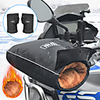 1 Pair Protective Motorcycle Scooter Thick Warm Handlebar Big Mouth Grip Muff Grip Handle Bar Muff Rainproof Riding Winter Warmer Thermal Cover Gloves