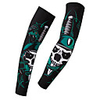 1 Pair XINTOWN Cycling Sleeves Sun Sleeves Compression Sleeves UPF 50 Lightweight Sunscreen Bike Black Elastane Winter for Men Women Adults