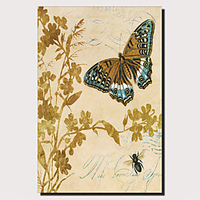 1 Panel Wall Art Canvas Prints Painting Artwork Picture Butterfly Painting Home Decoration Decor Rolled Canvas No Frame Unframed Unstretched miniinthebox