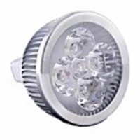 1 pc 5W MR16 Dimmable LED Light Cup DC12V White Light / Warm White Light