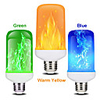 1 PC 7W LED Flame Effect Light Bulb E27 Flickering Flame Energy Saving for Festival HalloweenChristmasPaty AC85-265V